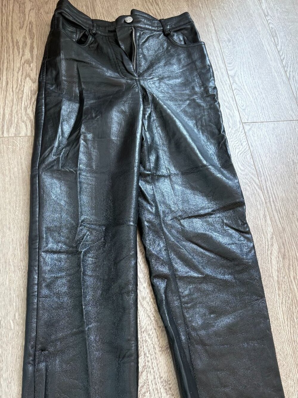 ARTIZIA BLACK LEATHER PANT
